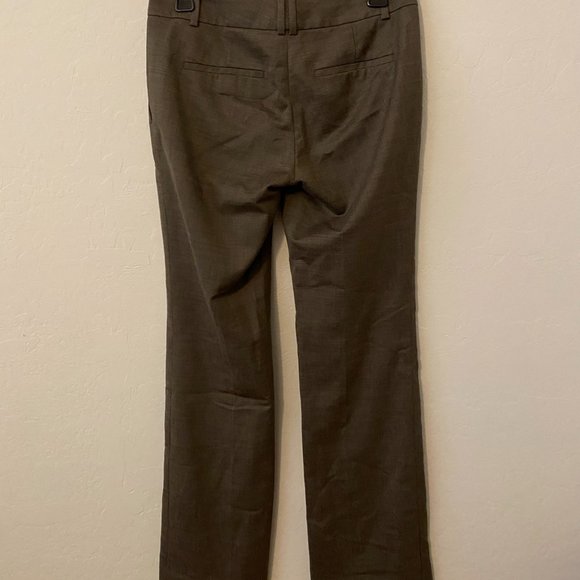 Ann Taylor Brown Wide-Leg Slacks Dress Work Pants Professional - Picture 5 of 8